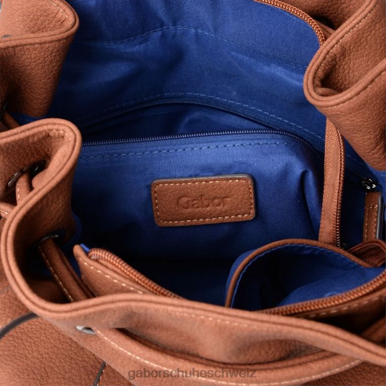 Zubehör Frauen Gabor Cognac Malu Umhängetasche mit Kordelzug XTX02293
