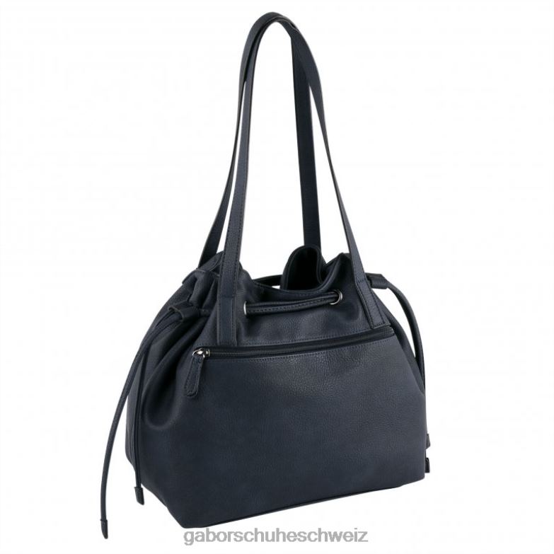 Zubehör Frauen Gabor Dunkelblau Malu Umhängetasche mit Kordelzug XTX02294