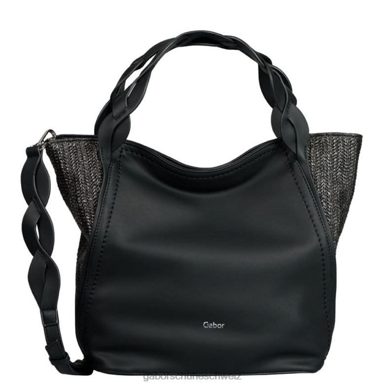 Zubehör Frauen Gabor schwarzer Druck Carlotta Umhängetasche XTX02296