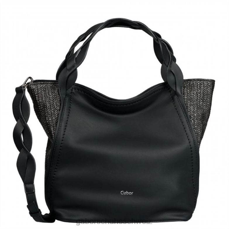 Zubehör Frauen Gabor schwarzer Druck Carlotta Umhängetasche XTX02296