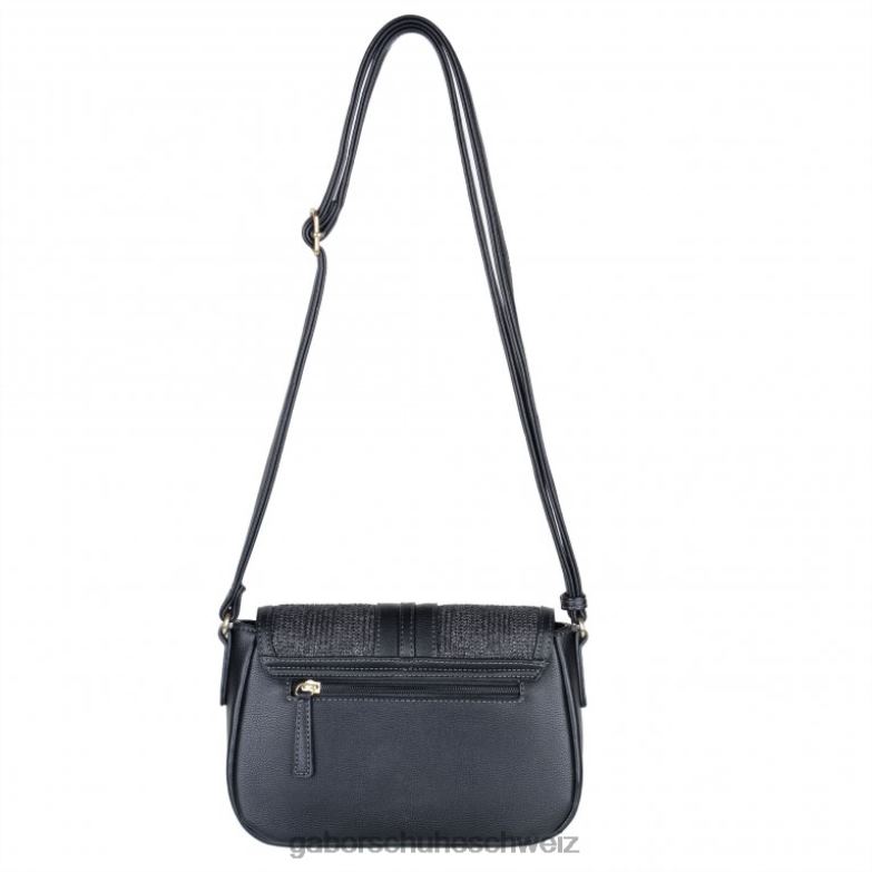 Zubehör Frauen Gabor schwarz gemischt Manu Satteltasche Handtasche XTX02308