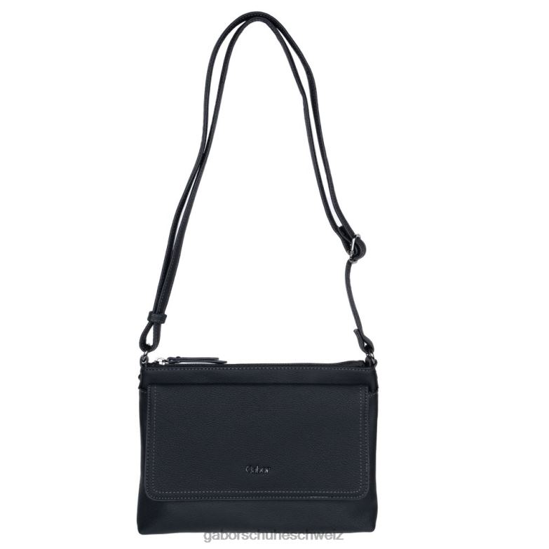Zubehör Frauen Gabor schwarzer Druck Dina Messenger-Handtasche XTX02309