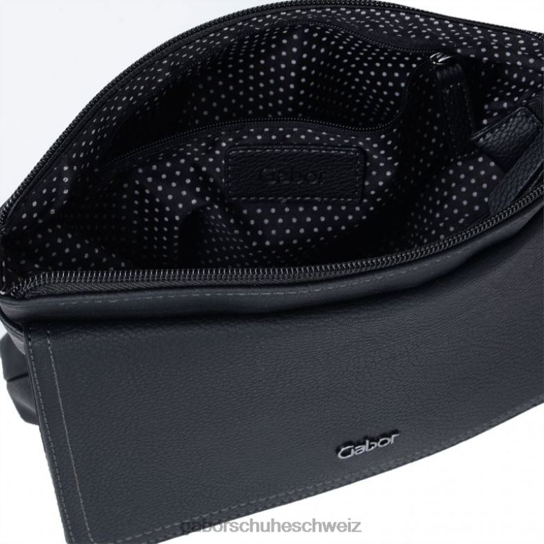 Zubehör Frauen Gabor schwarzer Druck Dina Messenger-Handtasche XTX02309