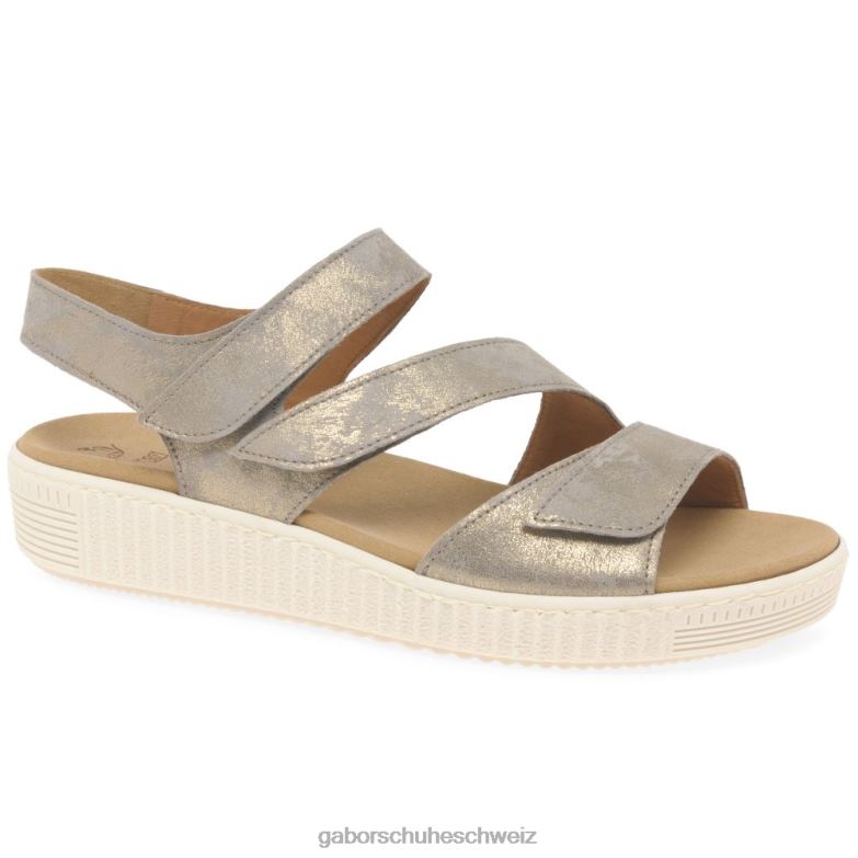 Schuhwerk Frauen Gabor Muschel Caruso Ringelblumensandalen XTX02169