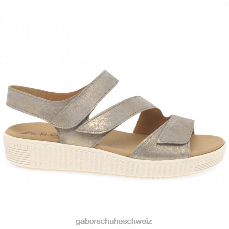 Schuhwerk Frauen Gabor Muschel Caruso Ringelblumensandalen XTX02169