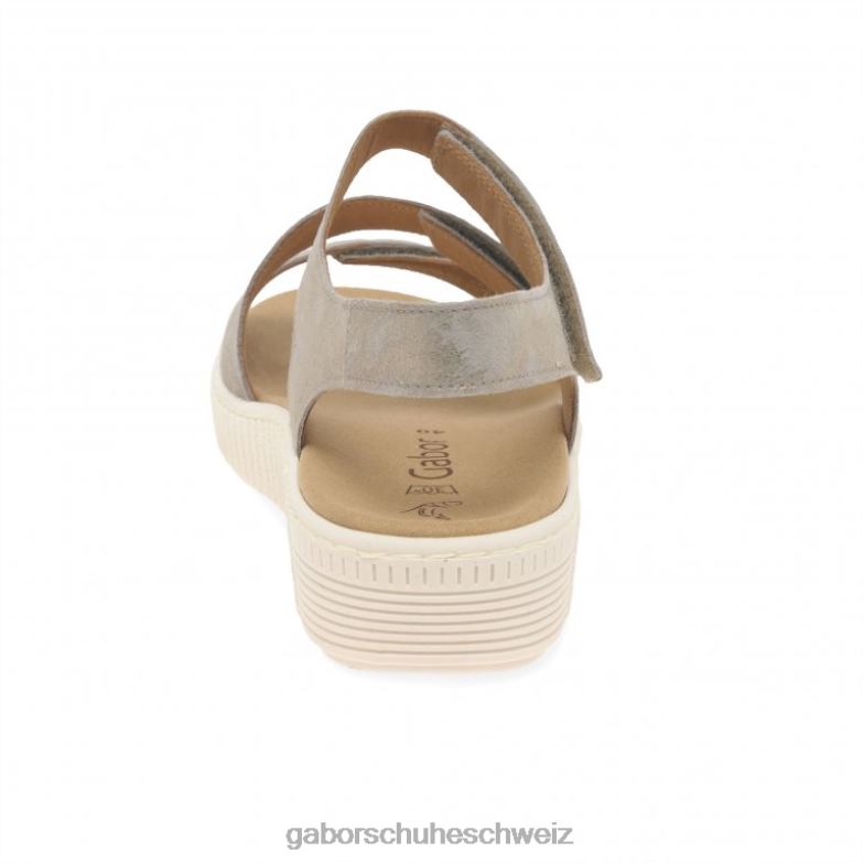 Schuhwerk Frauen Gabor Muschel Caruso Ringelblumensandalen XTX02169