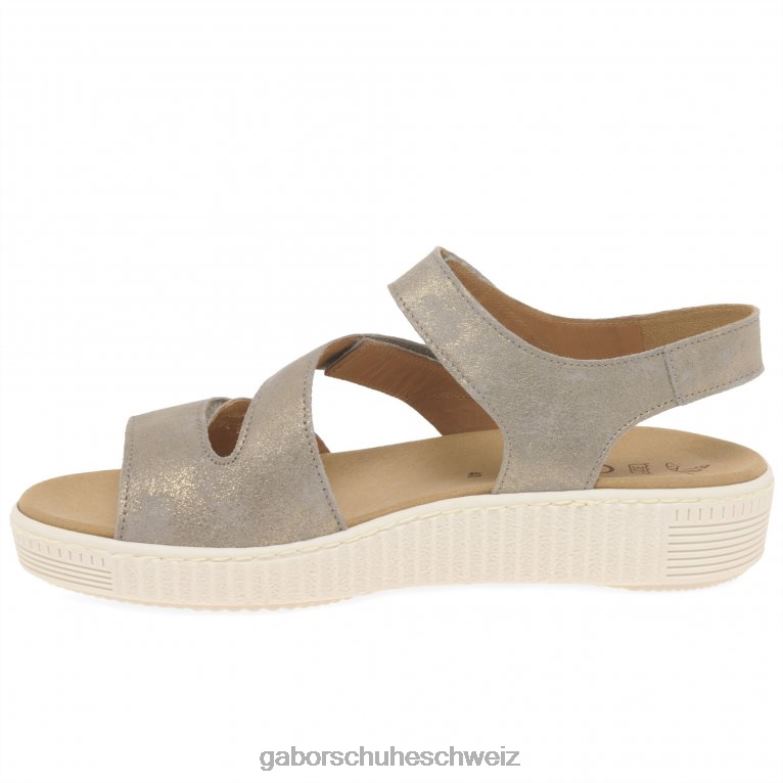 Schuhwerk Frauen Gabor Muschel Caruso Ringelblumensandalen XTX02169