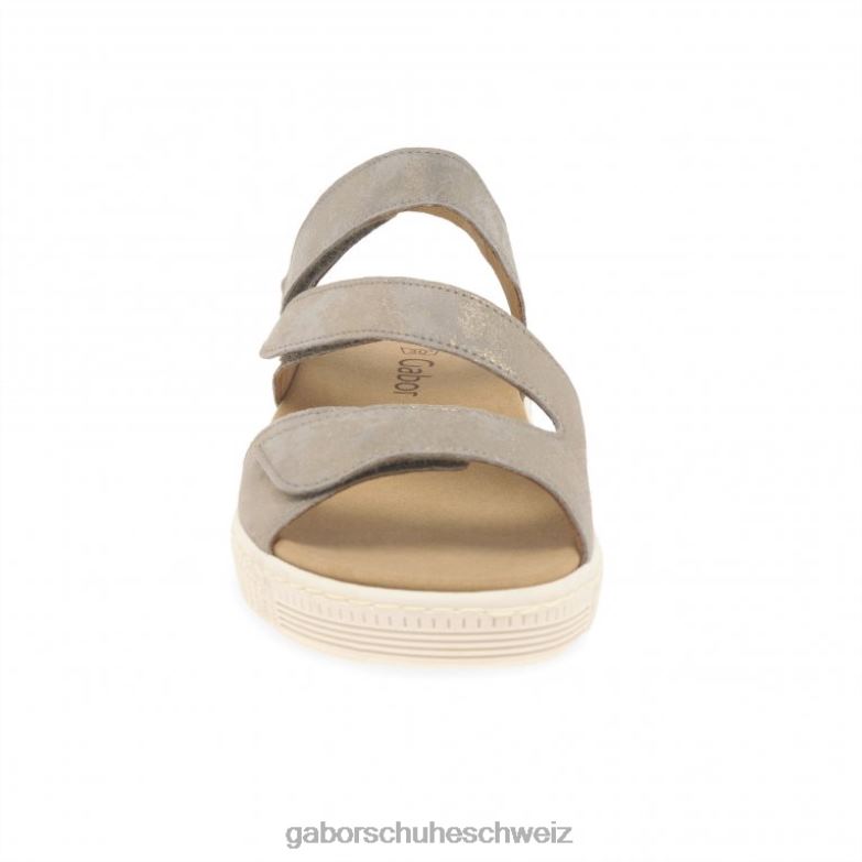 Schuhwerk Frauen Gabor Muschel Caruso Ringelblumensandalen XTX02169