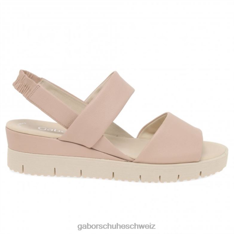 Schuhwerk Frauen Gabor Rose Wedge-Sandalen mit Keilabsatz XTX02167