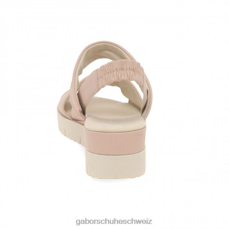 Schuhwerk Frauen Gabor Rose Wedge-Sandalen mit Keilabsatz XTX02167