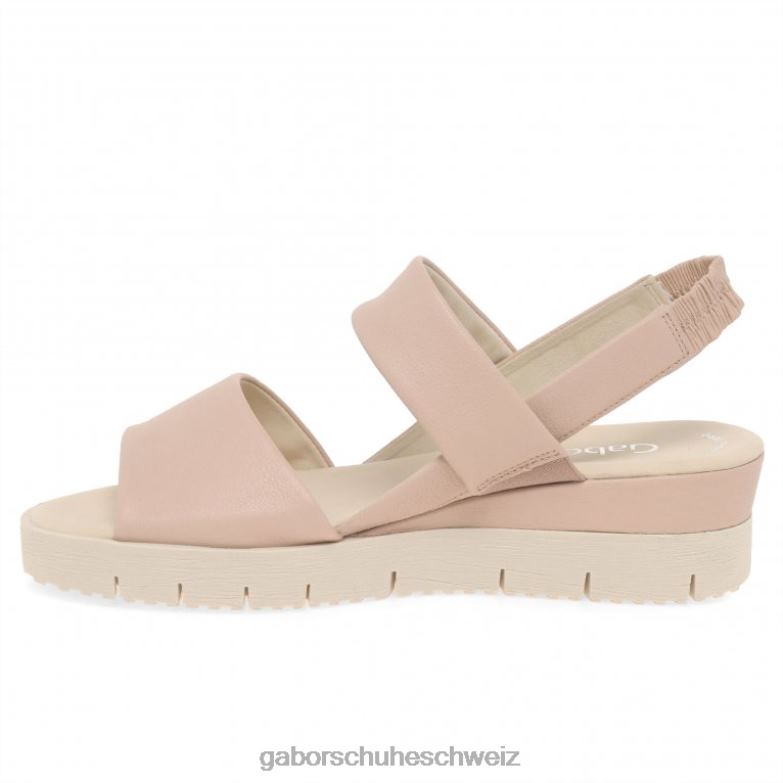 Schuhwerk Frauen Gabor Rose Wedge-Sandalen mit Keilabsatz XTX02167