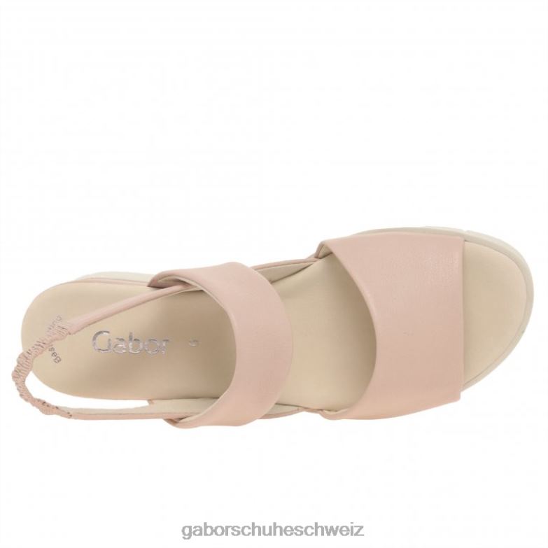 Schuhwerk Frauen Gabor Rose Wedge-Sandalen mit Keilabsatz XTX02167