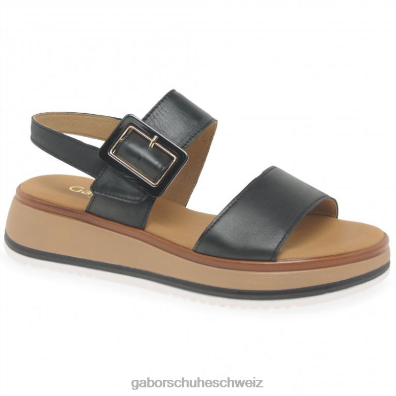 Schuhwerk Frauen Gabor Schwarz Aviemore-Sandalen XTX02161
