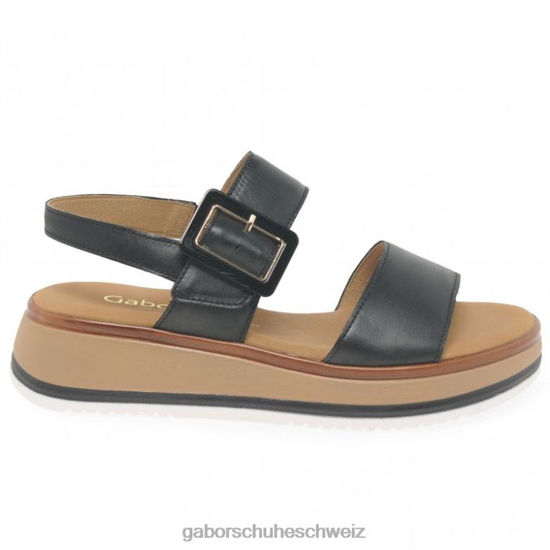 Schuhwerk Frauen Gabor Schwarz Aviemore-Sandalen XTX02161