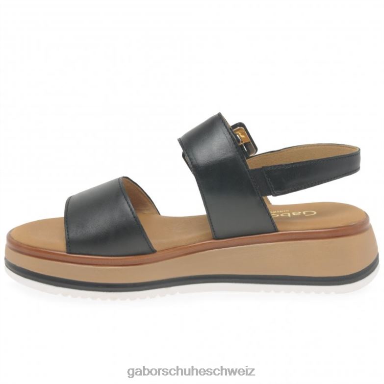 Schuhwerk Frauen Gabor Schwarz Aviemore-Sandalen XTX02161