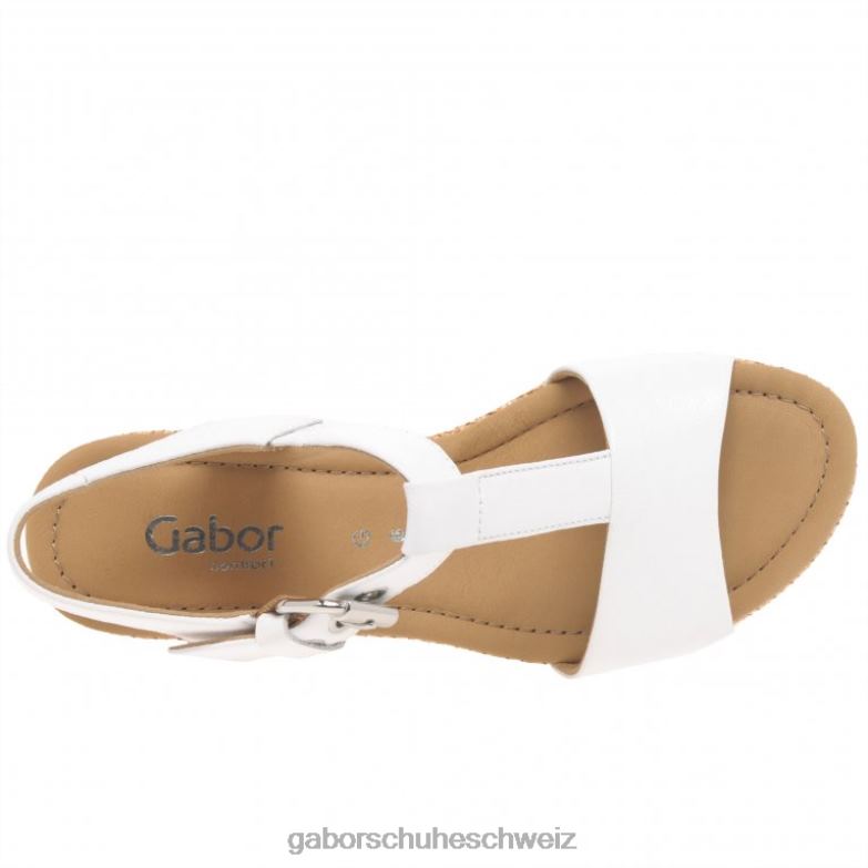 Schuhwerk Frauen Gabor Weiß Karen moderne Sandalen XTX02164