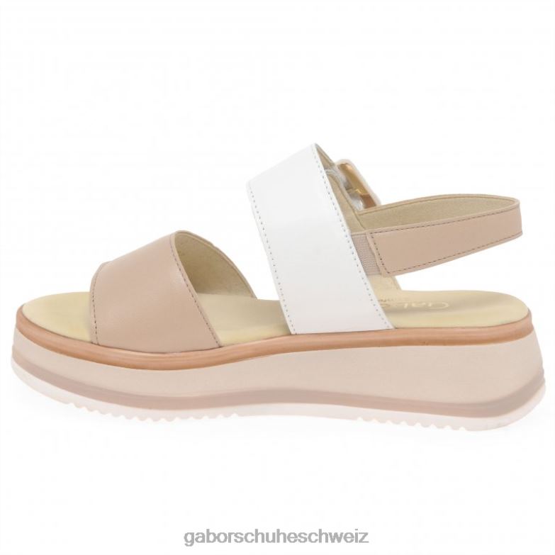 Schuhwerk Frauen Gabor rosa/weiß Aviemore-Sandalen XTX02160