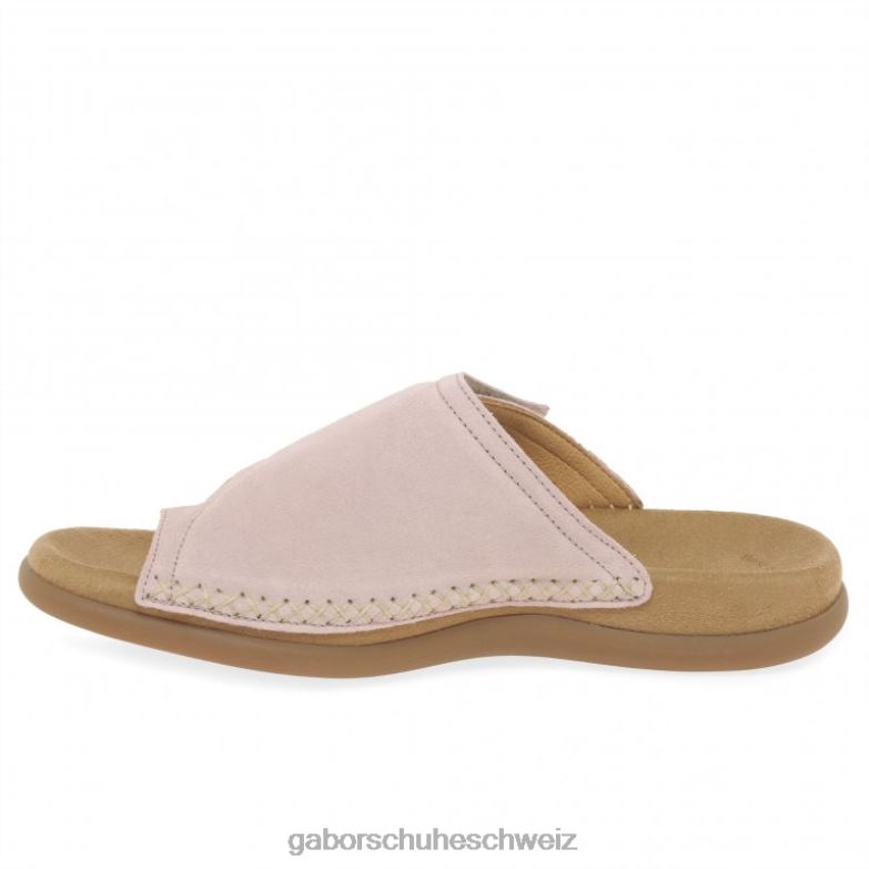 Schuhwerk Frauen Gabor nacktes Wildleder Genuss-Sandalen mit Zehenschlaufen XTX02176