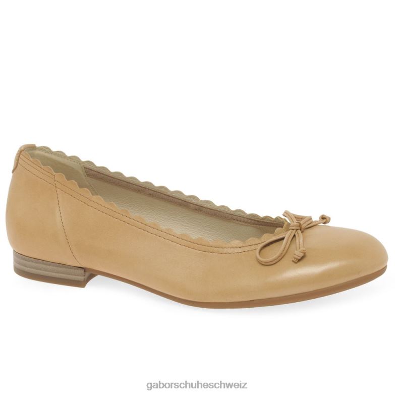 Schuhwerk Frauen Gabor Erdnussleder Conchita-Ballerinas XTX0227