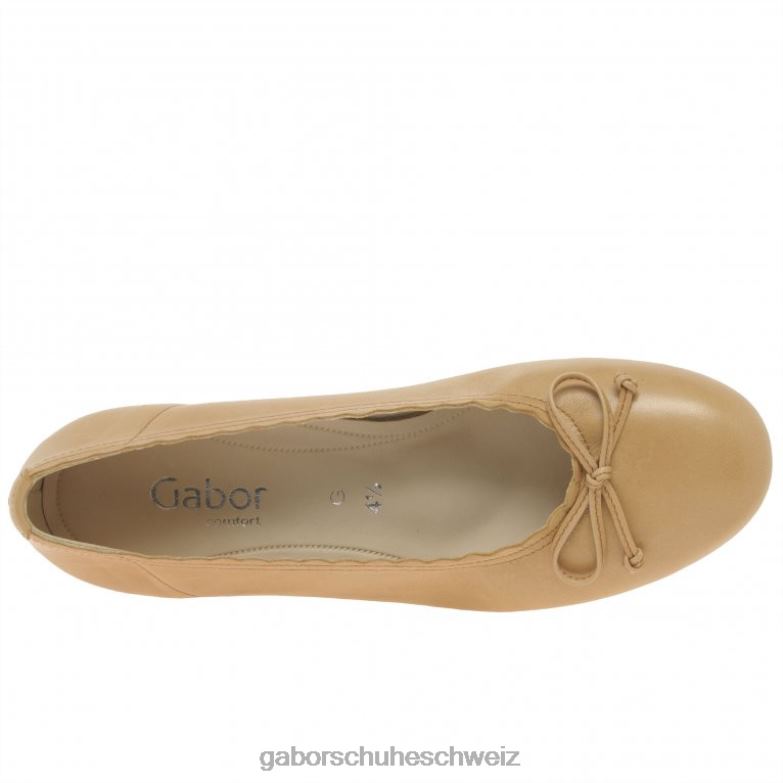 Schuhwerk Frauen Gabor Erdnussleder Conchita-Ballerinas XTX0227