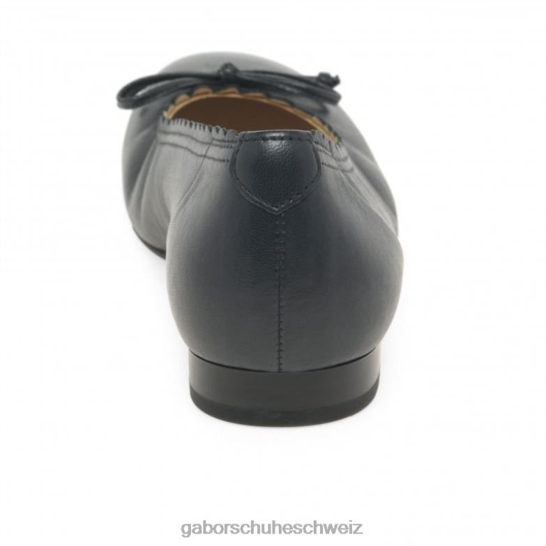 Schuhwerk Frauen Gabor Mitternacht Conchita-Ballerinas XTX0226