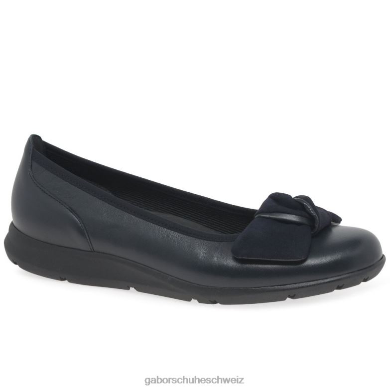 Schuhwerk Frauen Gabor Mitternacht/Wildleder Salerna-Schuhe XTX0220