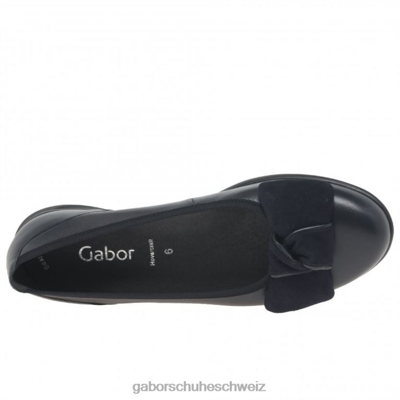 Schuhwerk Frauen Gabor Mitternacht/Wildleder Salerna-Schuhe XTX0220