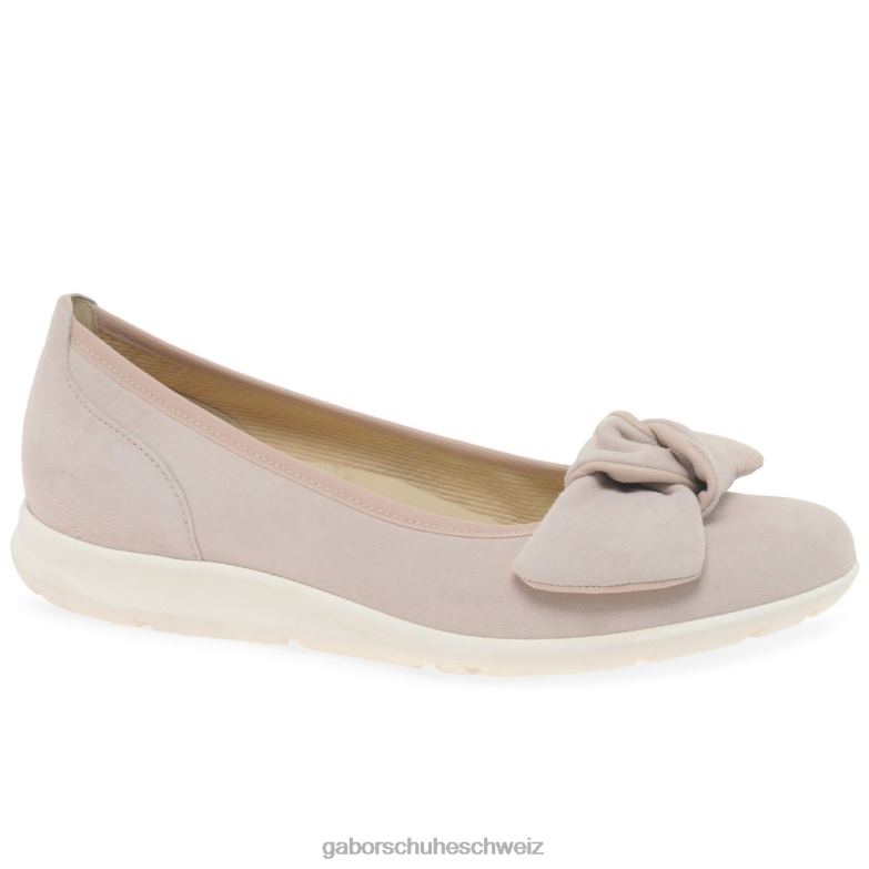 Schuhwerk Frauen Gabor Nude Wildleder/Rouge Salerna-Schuhe XTX0219