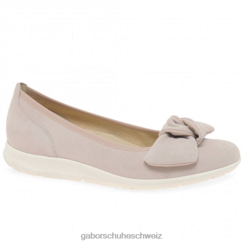 Schuhwerk Frauen Gabor Nude Wildleder/Rouge Salerna-Schuhe XTX0219