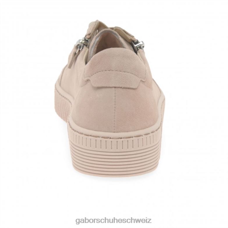 Schuhwerk Frauen Gabor Rouge-Wildleder Weisheit Freizeitschuhe XTX02327