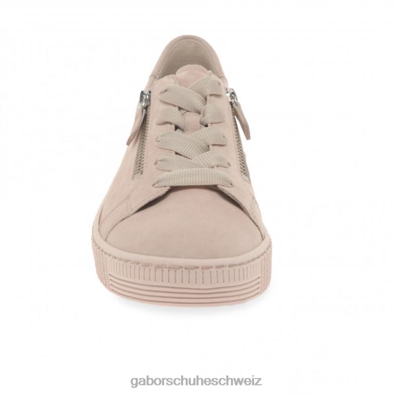 Schuhwerk Frauen Gabor Rouge-Wildleder Weisheit Freizeitschuhe XTX02327