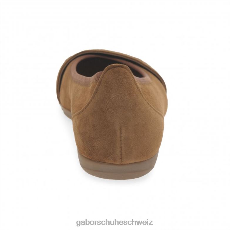 Schuhwerk Frauen Gabor neues Whiskey-Wildleder Ähnlichkeit mit Schuhen XTX0217