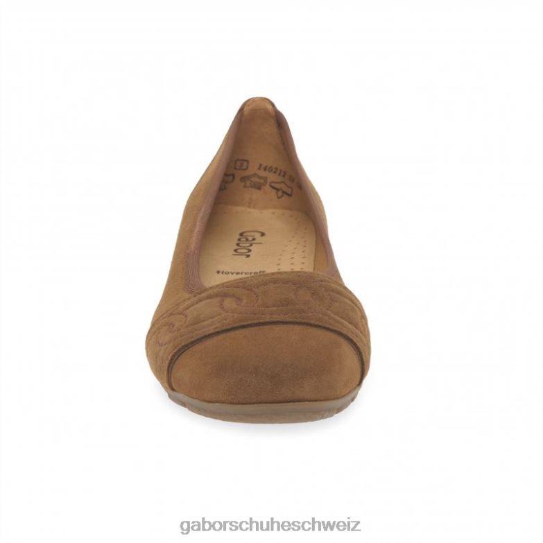 Schuhwerk Frauen Gabor neues Whiskey-Wildleder Ähnlichkeit mit Schuhen XTX0217
