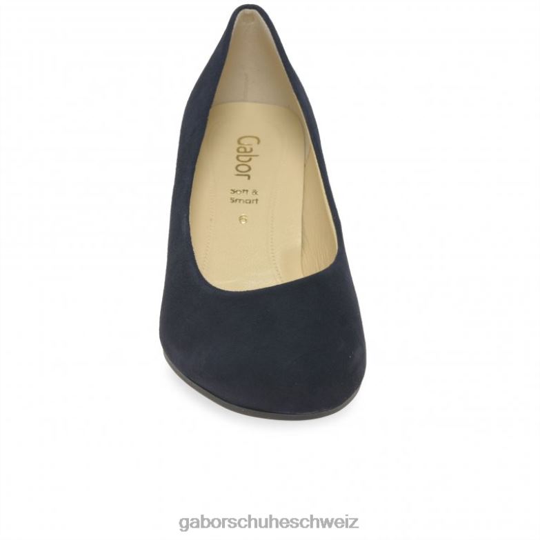 Schuhwerk Frauen Gabor Atlantisches Wildleder Edina Pumps XTX0234