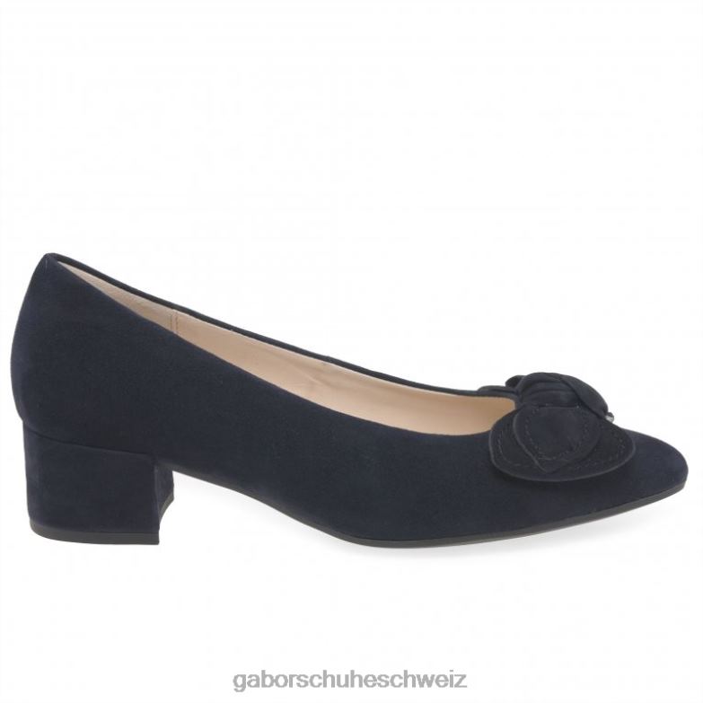 Schuhwerk Frauen Gabor Atlantisches Wildleder Hooty-Pumps XTX0250
