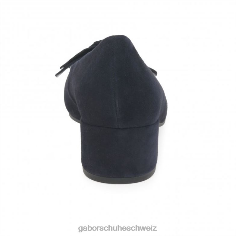 Schuhwerk Frauen Gabor Atlantisches Wildleder Hooty-Pumps XTX0250