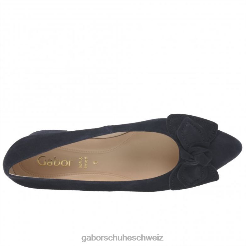 Schuhwerk Frauen Gabor Atlantisches Wildleder Hooty-Pumps XTX0250