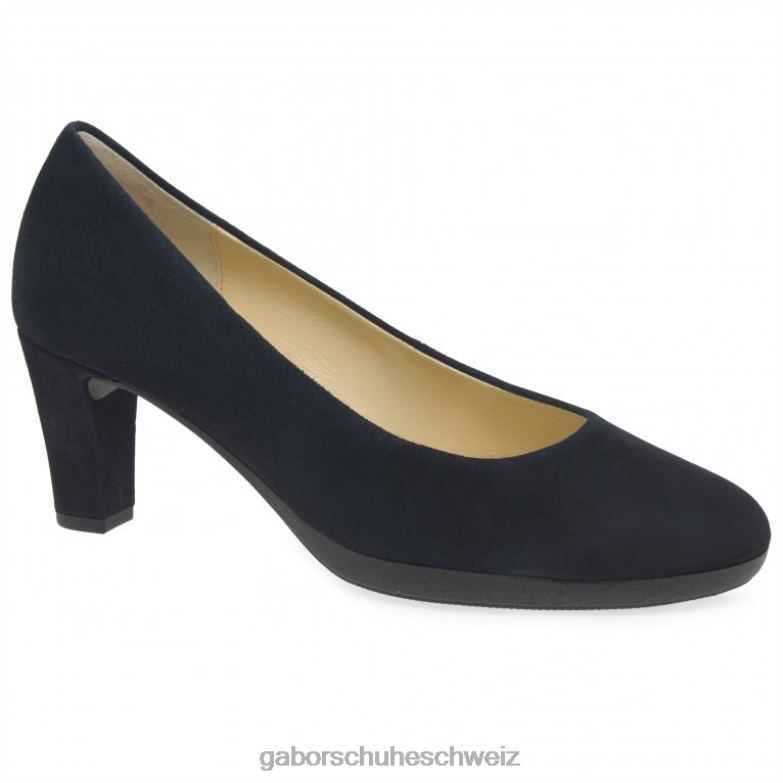 Schuhwerk Frauen Gabor Atlantisches Wildleder Kasi Pumps XTX0271