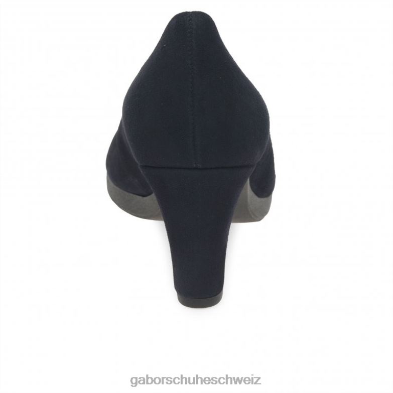 Schuhwerk Frauen Gabor Atlantisches Wildleder Kasi Pumps XTX0271
