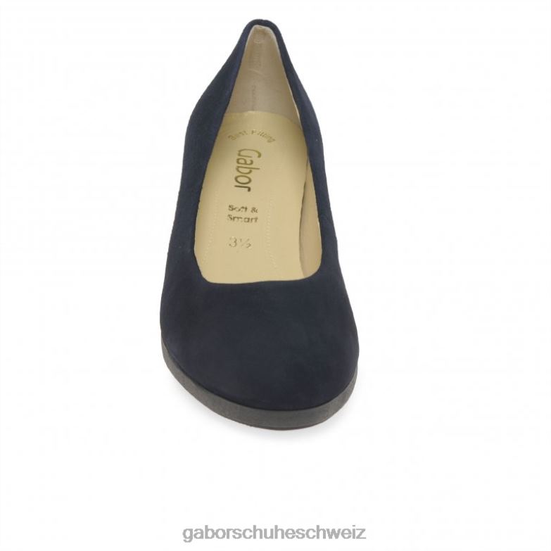 Schuhwerk Frauen Gabor Atlantisches Wildleder Kasi Pumps XTX0271