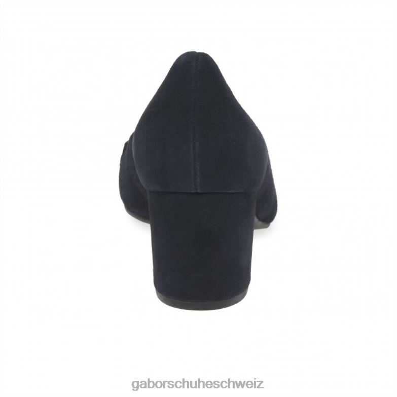 Schuhwerk Frauen Gabor Atlantisches Wildleder Keera Pumps XTX0252