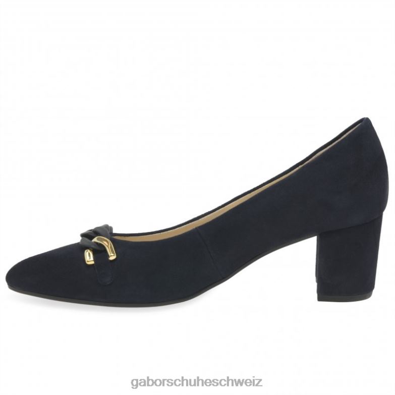 Schuhwerk Frauen Gabor Atlantisches Wildleder Keera Pumps XTX0252
