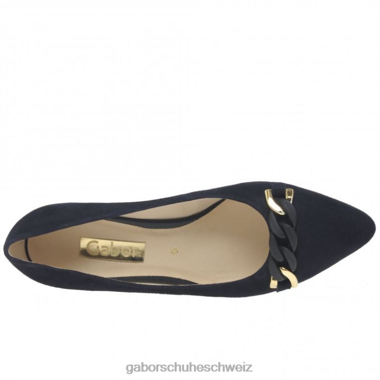 Schuhwerk Frauen Gabor Atlantisches Wildleder Keera Pumps XTX0252