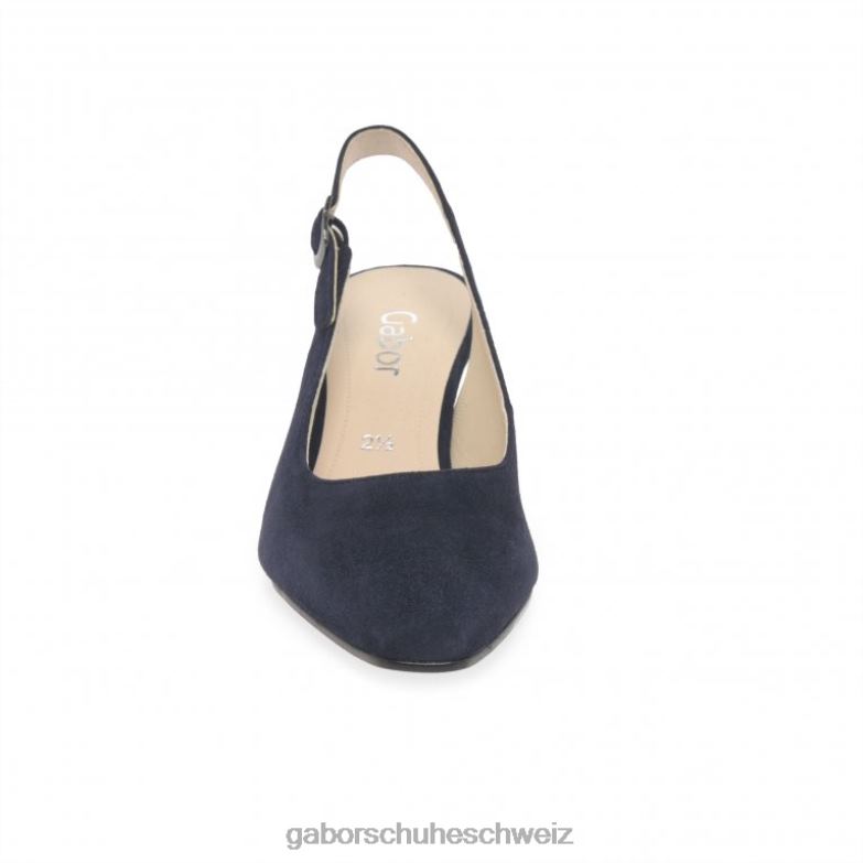 Schuhwerk Frauen Gabor Atlantisches Wildleder Lindy Pumps XTX0263