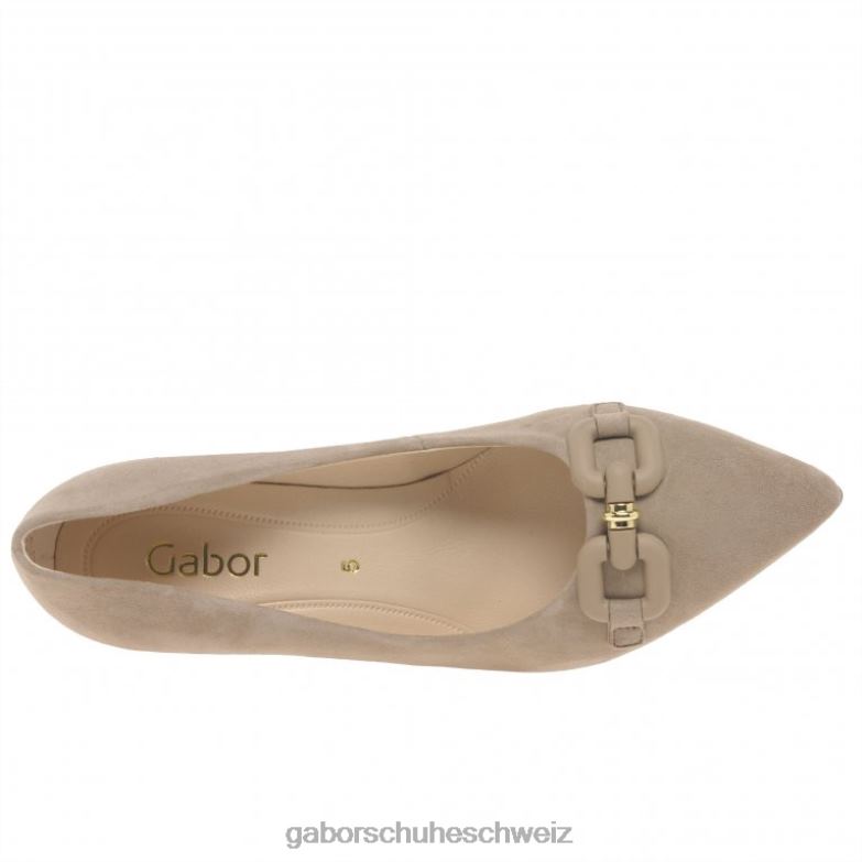 Schuhwerk Frauen Gabor Kaninchenwildleder Diary-Pumps XTX0265