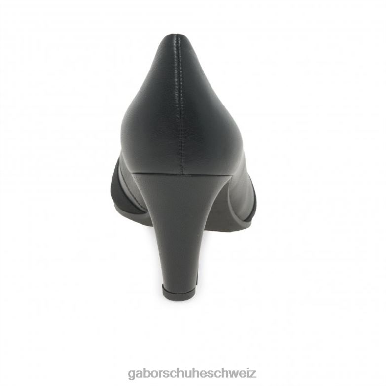 Schuhwerk Frauen Gabor Schwarz Botschaftspumps XTX0270