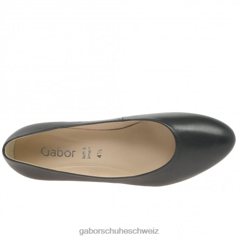 Schuhwerk Frauen Gabor Schwarz Edina Pumps XTX0237