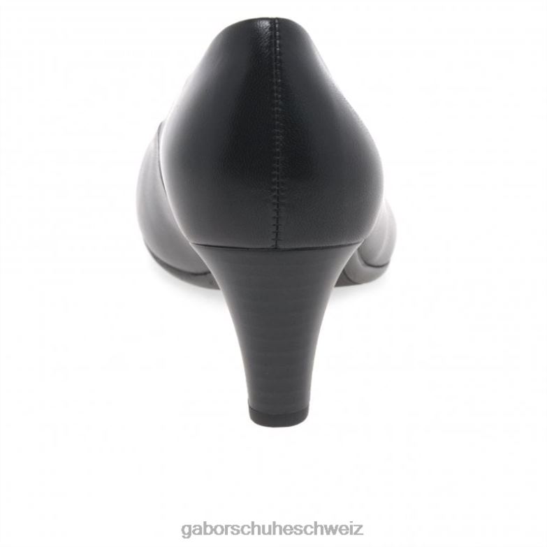 Schuhwerk Frauen Gabor Schwarz Nesta II Pumps XTX0247
