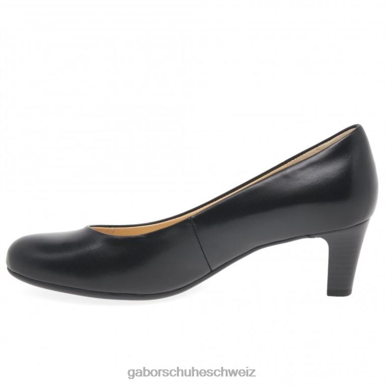 Schuhwerk Frauen Gabor Schwarz Nesta II Pumps XTX0247