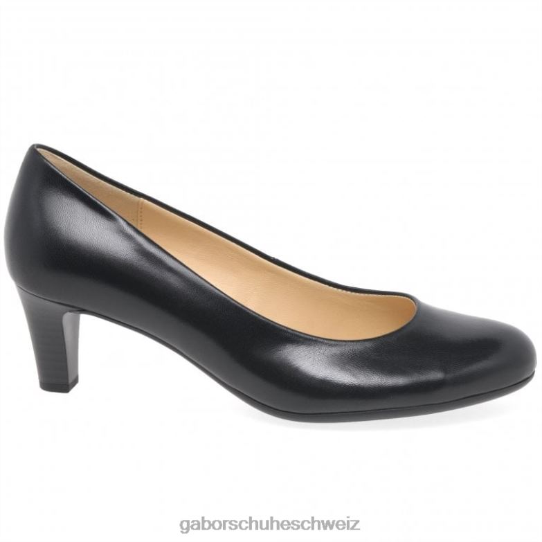 Schuhwerk Frauen Gabor Schwarz Nesta II Pumps XTX0247